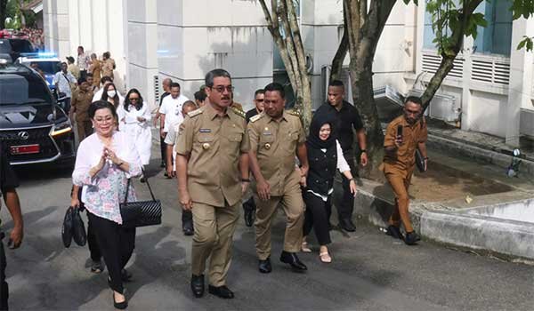 Tiba di Ambon, Lewerissa-Vanath Langsung Sambangi Kantor Gubernur Maluku 1 Gubmal HL AV Datangi kantor Gub Mal