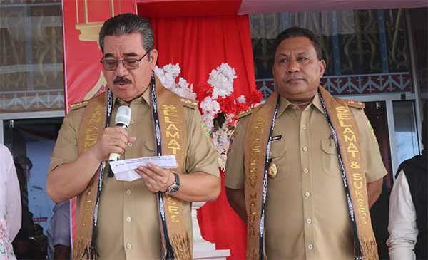 Tiba di Ambon, Lewerissa-Vanath Langsung Sambangi Kantor Gubernur Maluku 2 Gubmal HL AV Datangi kantor Gub Mal2