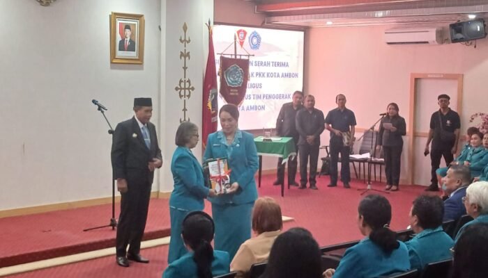 Pengurus TP-PKK Kota Ambon Periode 2025-2030 Resmi Dilantik