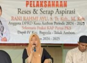 Reses di Nania Kampung Baru, Ini Keluhan Warga Yang Ditampung Rani Rahmi Ayu