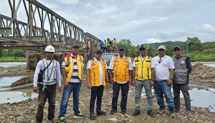 Pengerjaan Jembatan Darurat Wai Mert Capai 80 Persen, Ini Komitmen BPJN Maluku