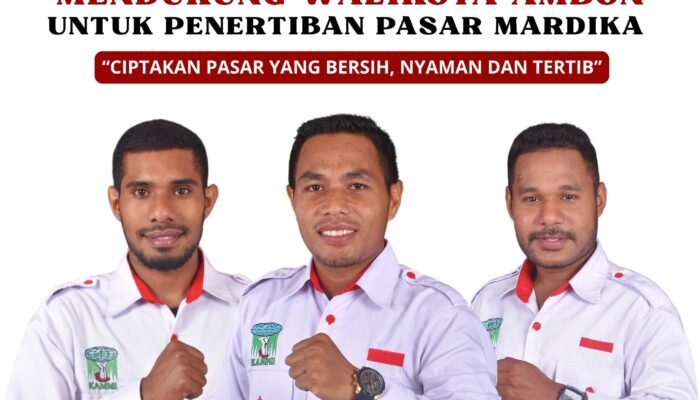 KAMMI Maluku Dukung Penertiban Pasar Mardika 28 April Mendatang