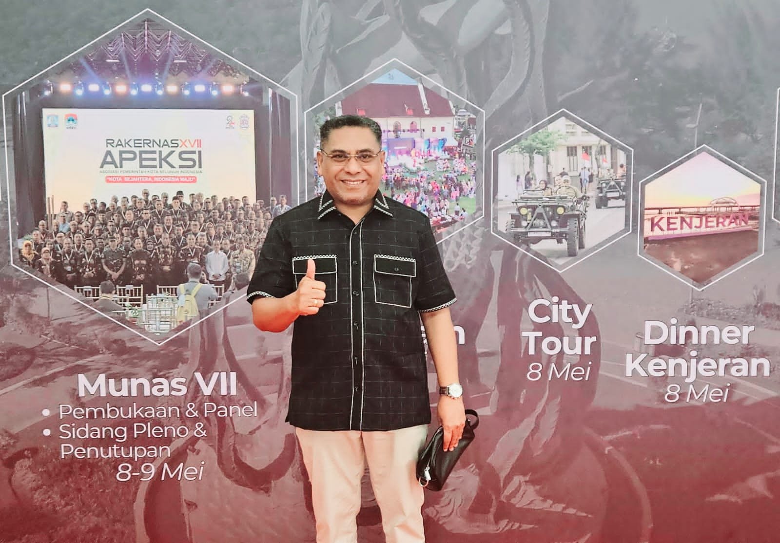 Pemkot Ambon Hadiri Munas VII APEKSI, Lekransy : Ruang Kolaborasi Dan Inovasi 1 IMG 20250512 WA0027