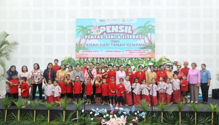 PAUD Rantai Kasih Gelar Pentas Seni dan Literasi, Bunda Lisa Beri Apresiasi