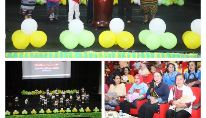 Hadiri Pentas Seni TK Se-Kecamatan Sirimau, Bunda Lisa : Mari Dukung Kreativitas Anak