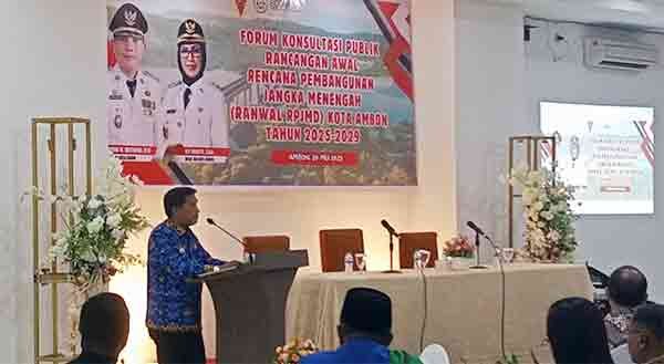 Sebut Ranwal RPJMD 2025-2029 Bukan Formalitas, Wali Kota Bodewin Tegaskan Ini 1 Walkot BW Ranwal RPJMD 2025 2029 2