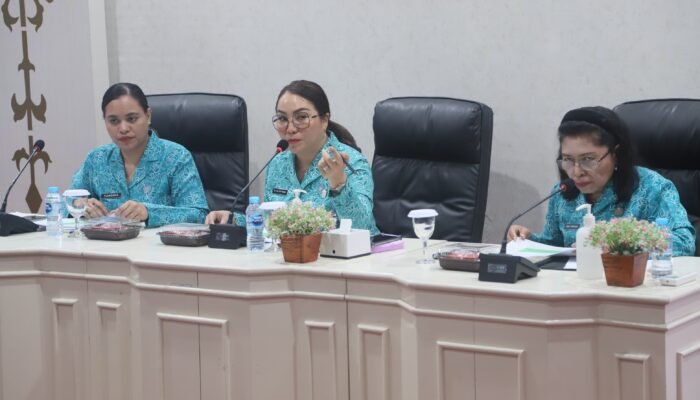 Pimpin Rakor TP-PKK Kota Ambon, Lisa Wattimena Tekankan Konsistensi Dan Kesinambungan