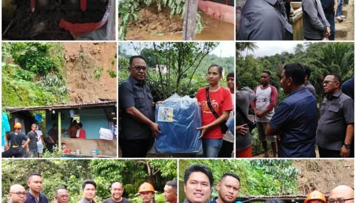 Tinjau Lokasi Banjir Dan Longsor, Komisi I Minta Pemkot Ambon Cepat Tanggap Dalam Kondisi Cuaca Ekstrim