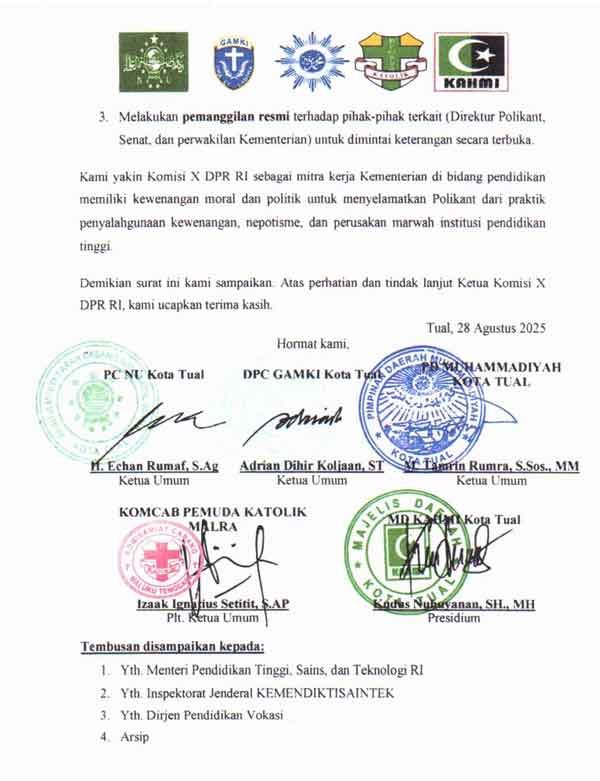 Kudus Nuhuyanan Nama n TTD dicatut