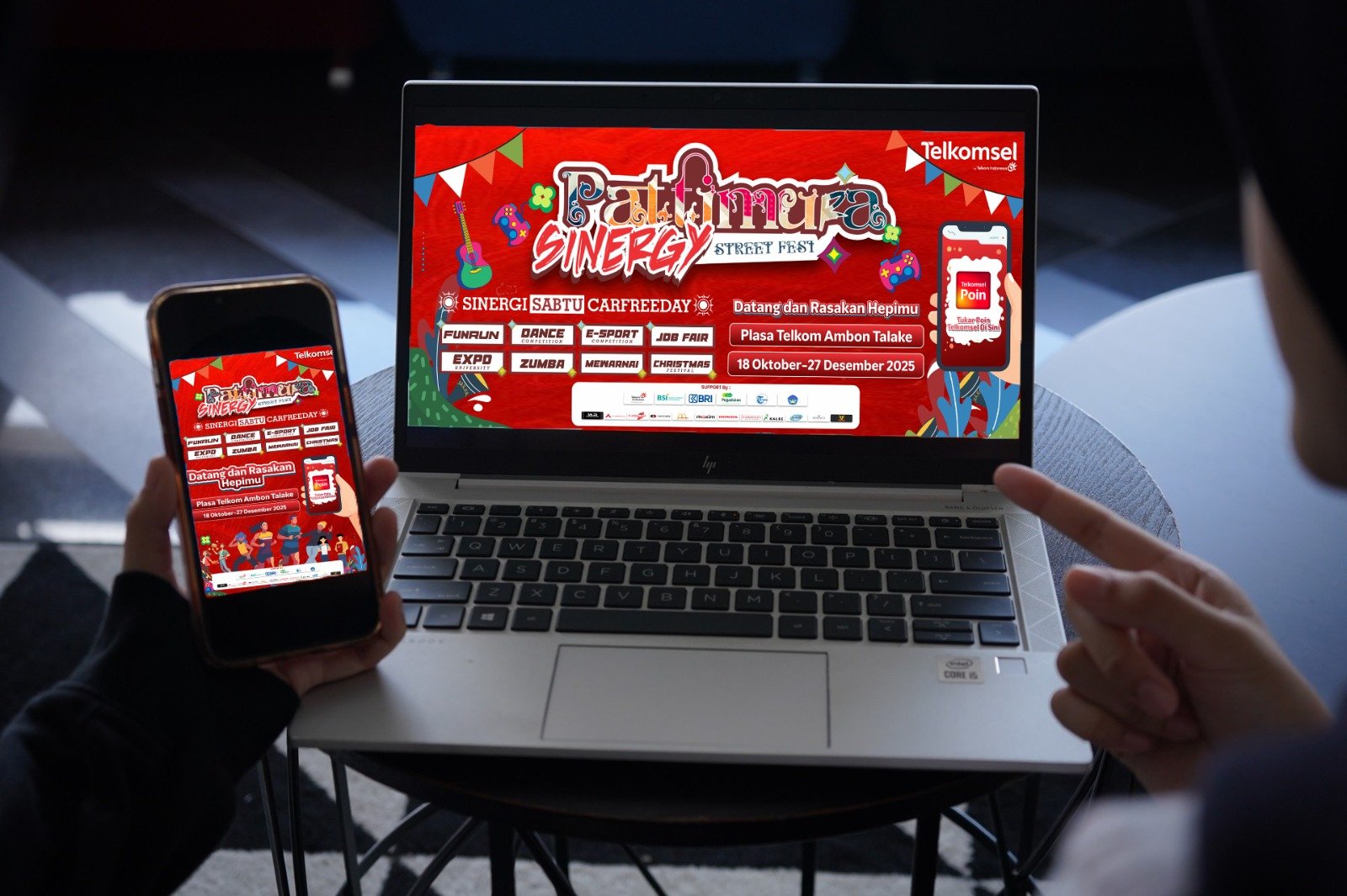 Telkomsel Hadirkan Pattimura Sinergy Street Fest di Kota Ambon 1 IMG 20251016 WA0074