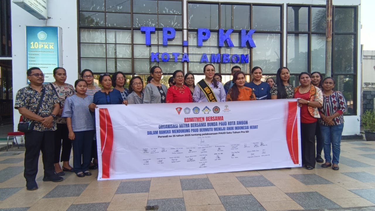 Organisasi Mitra dan Bunda Lisa Komitmen Dukung PAUD Bermutu Di Kota Ambon 1 IMG 20251016 WA0132