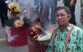 Aksi Bakar Mahkota Cenderawasih Terus Picu Kecaman ke BBKSDA Papua 2 Jefri Tueul Kecam Mahkota Cenderawasih dibakar
