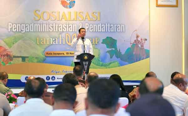 BPN Rilis Sertfikat Tanah Ulayat di Papua