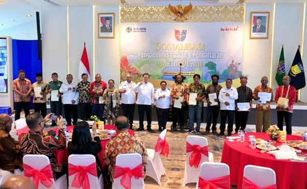 BPN Rilis Sertipikat Tanah Ulayat Papua2