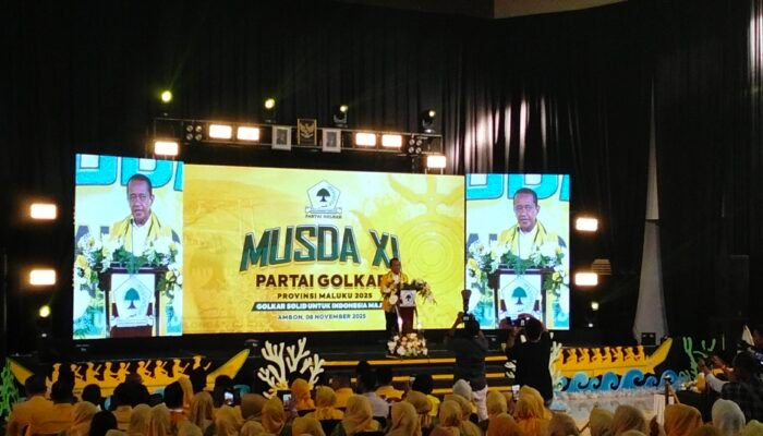 Musda XI Partai Golkar Maluku Resmi Dibuka, Bahlil Lahadalia Tekankan Soliditas dan Komitmen untuk Masyarakat