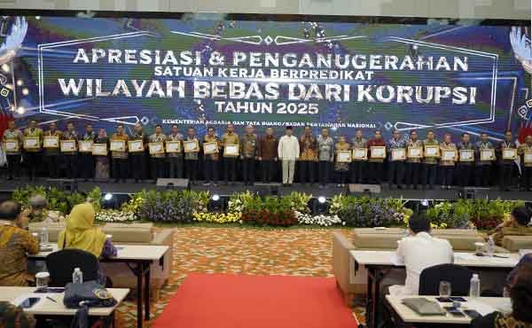 BPN Rilis 24 Satker Predikat WBK