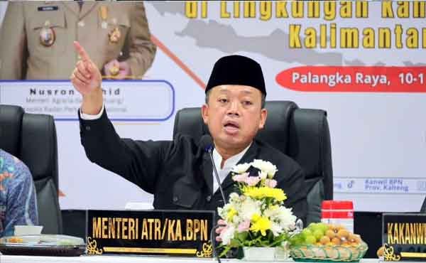 BPN Rilis Menteri Nusron BPN Katteng