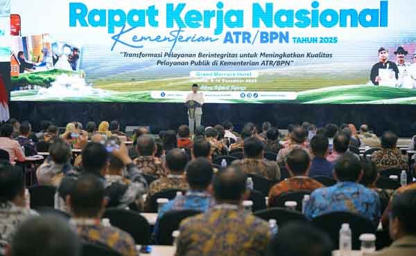 Buka Rakernas 2025, Menteri Nusron Harapkan Keputusan yang Optimal dan Berkualitas 1 BPN Rilis Ralernas 2025