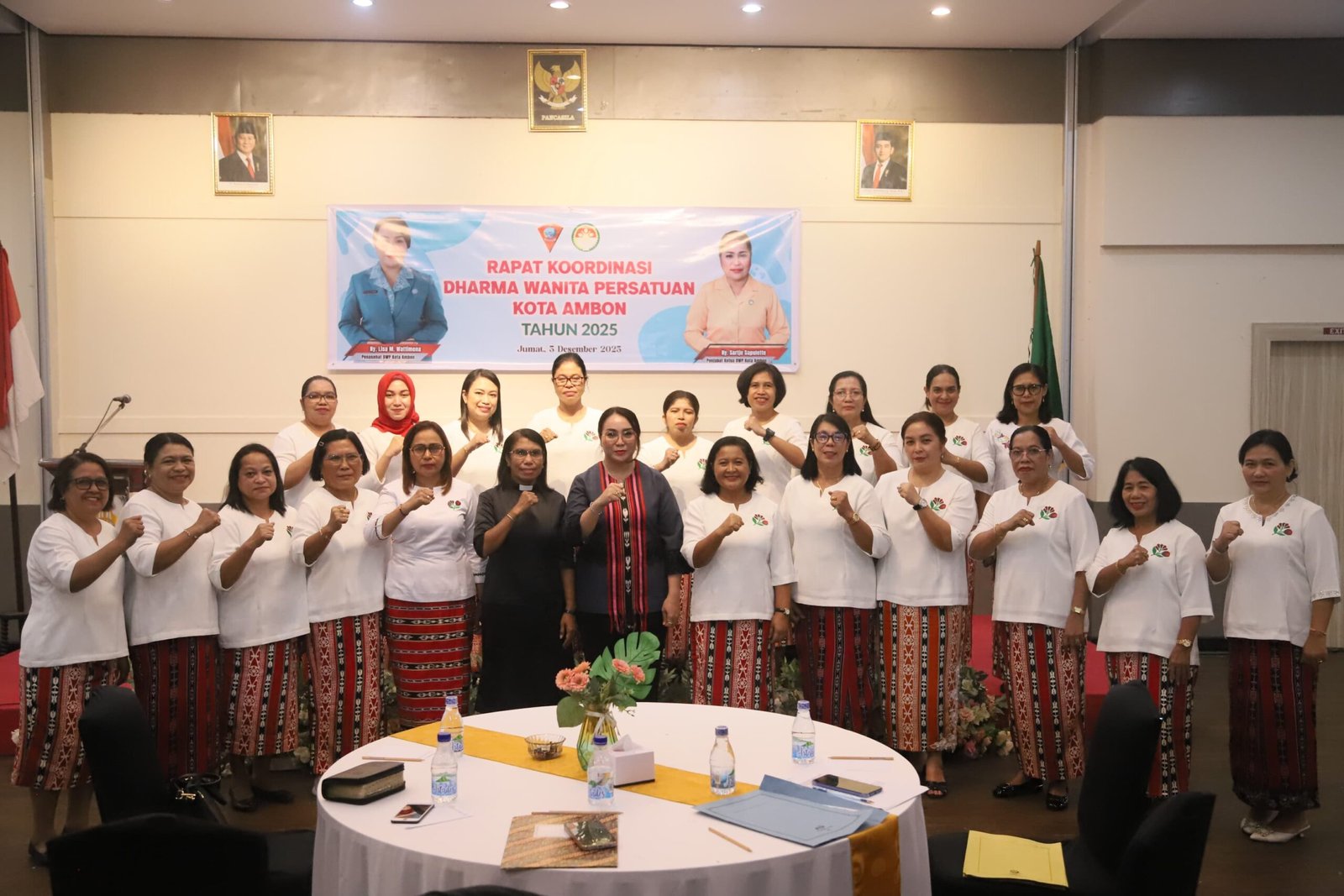 DWP Ambon Gelar Rakor, Lisa Wattimena Tekankan Evaluasi dan Penguatan Peran Istri ASN 1 IMG 20251205 WA0051 scaled