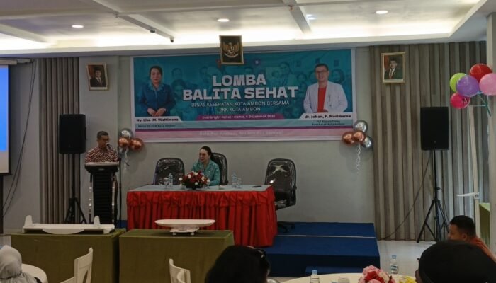 Dinkes dan TP-PKK Ambon Kolaborasi Gelar Lomba Balita Sehat 2025