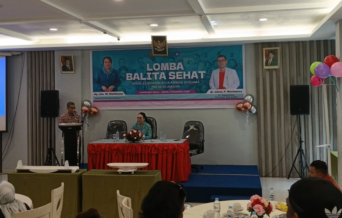 Dinkes dan TP-PKK Ambon Kolaborasi Gelar Lomba Balita Sehat 2025 1 IMG 20251204 105644