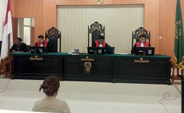 PN Dobo Sidang TPPO Terdakwa ANA