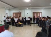 Bupari Aru Lantik 87 Pjbt Pemkab