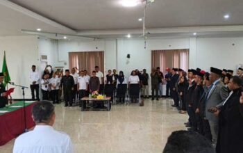 Bupari Aru Lantik 87 Pjbt Pemkab