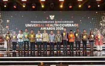 Kepulauan Aru Raih Penghargaan UHC Awards 2026 Ketegori Pratama 2 Wabup Aru UHC Award 2026