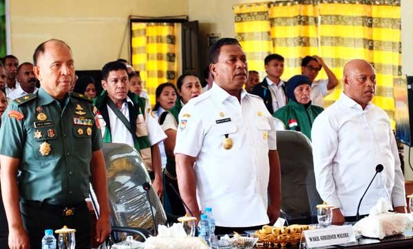 Wagub Maluku Hadir Virtual di Panen Raya-Pengumuman Swasembada Pangan Nasional