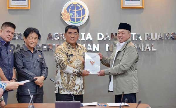 BPN Rilis RTRW 2025 2044 Gub Sulut