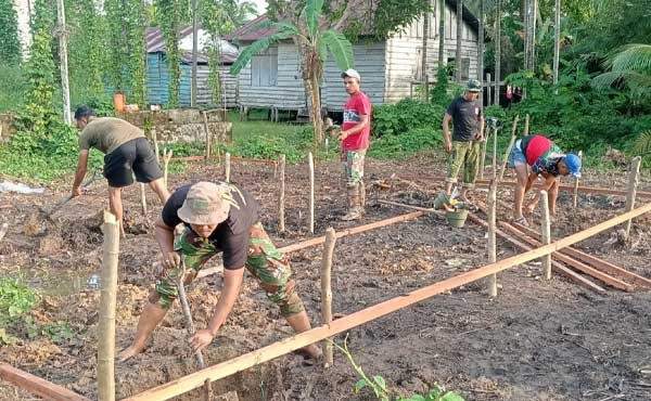 Satgas TMMD 127 Bangun Rumah Pengganti RTLH