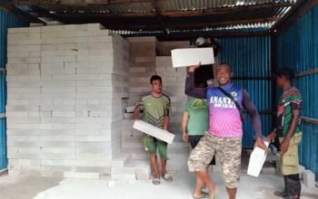 Satgas TMMD 127 Batu Hebel Bangun RLH