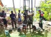 Giliran Satgas TMMD 127 Laksanakan Pengeboran Sumur di Dusun Marbali 9 Satgas TMMD 127 Bor Sumur di Marbali