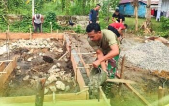 Satgas TMMD 127 Cor Fondasi RLH