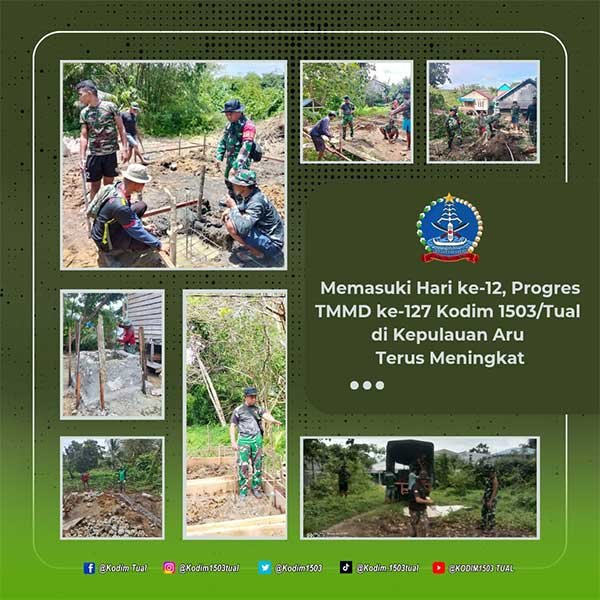 Satgas TMMD 127 Hari ke 12 2