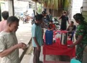 Satgas TMMD 127 Kodim Tual Makan Bersama2