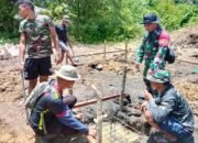 Satgas TMMD 127 Pengecoran Cakar Ayam Sasaran 2