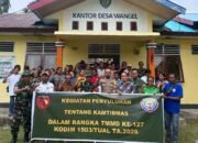 Bangun Kesadaran Keamanan Warga Wangel, Satgas TMMD 127 Gelar Penyuluhan Kamtibmas Dobo 8 Satgas TMMD 127 Penyuluhan Keamanan Desa Wangel