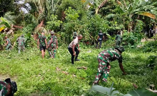 TMMD 127 Siwalima Pembersihan Lahan