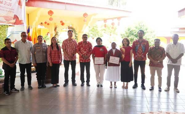 Wali Kota Rayakan Imlek 2026 Bersama Umat Buddha di Ambon, Beri Pesan Ini 1 Walkot BW Imlek 2026