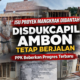 Isu Proyek Mangkrak Dibantah, Disdukcapil Ambon Tetap Berjalan