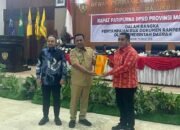 DPRD Maluku Terima Penyerahan 2 Dokumen Ranperda, Soal OPD Salah Satunya