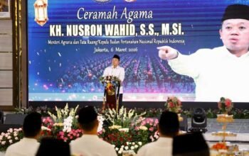 Menteri Nusron Ceramah Agama di Korps Marinir Cilandak