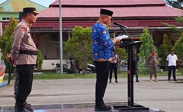 Polres Aru Apel Gelar Pasukan Idulfitri 1447H