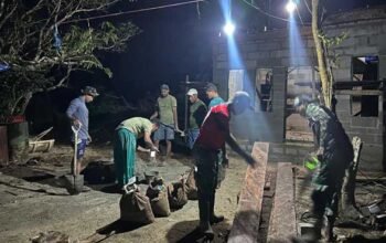 Satgas TMMD 127 Kerja Lembur Bangun RLH