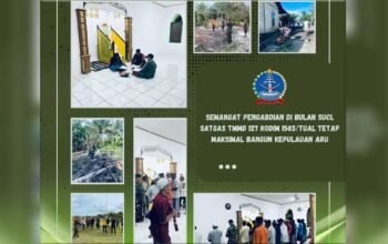 Satgas TMMD 127 Kerja di Longar Apara