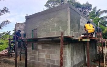 Satgas TMMD 127 Plester Dinding RLH