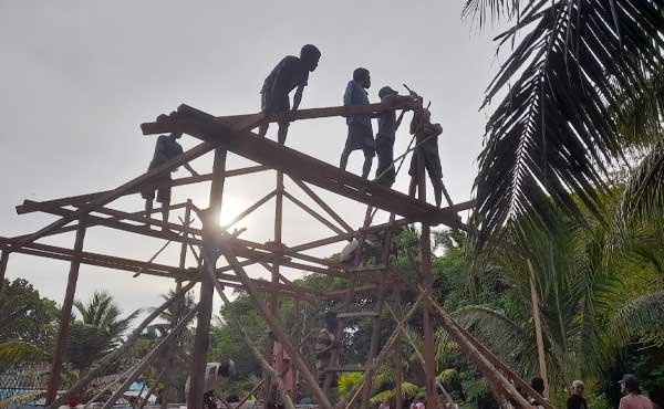 Satgas TMMD 127 RLH Longgar Apara