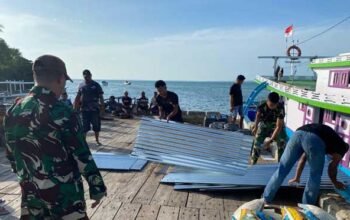 Tiba di Desa Longgar-Apara, Satgas TMMD 127 Siap Wujudkan Rumah Layak Huni 2 Satgas TMMD 127 Tiba di Longgar Apara